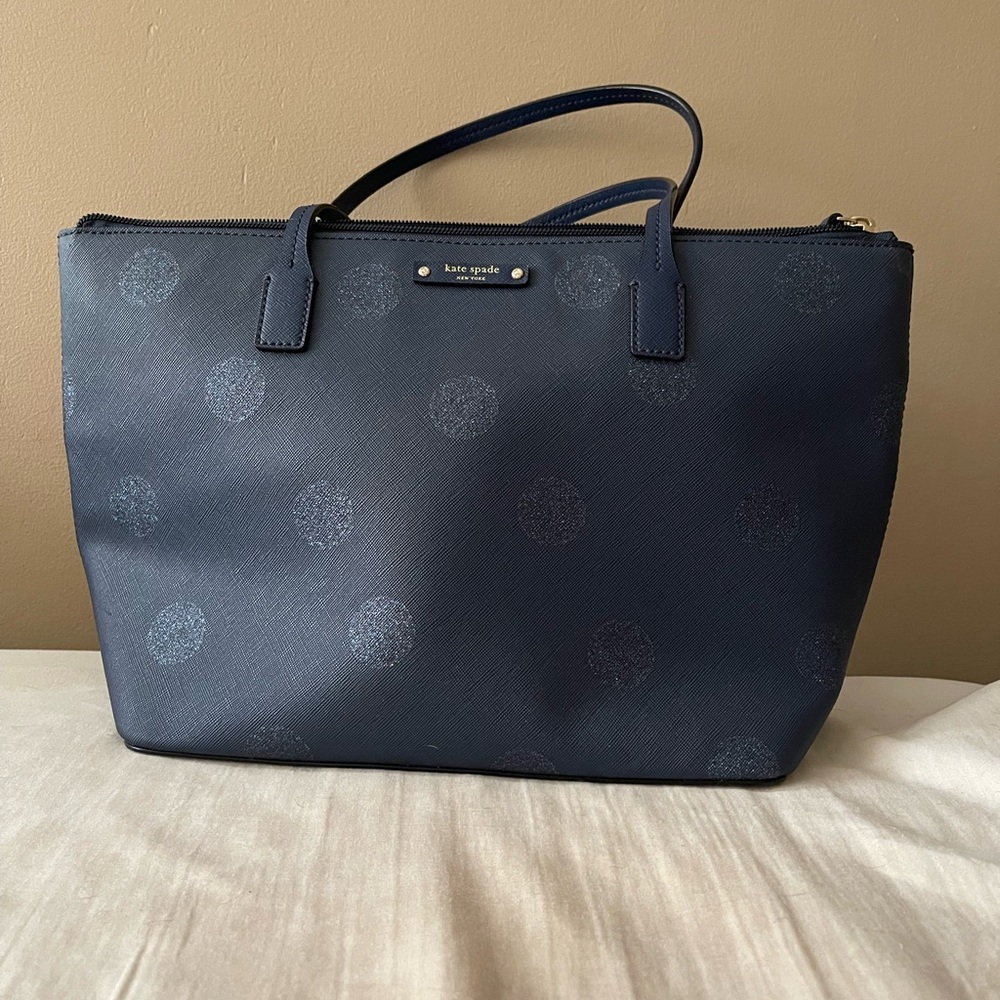 Blue Kate Spade bag